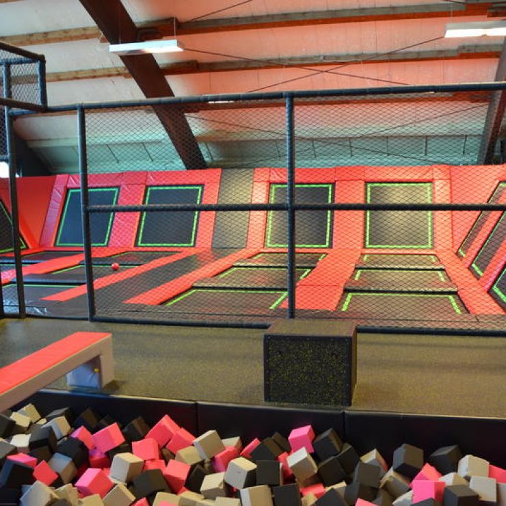 Kids Area – geschützter Trampolinbereich im KÄNGUROOM