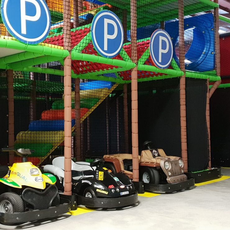 Mini-Go-Kart-Arena im KÄNGUROOM Fun Park